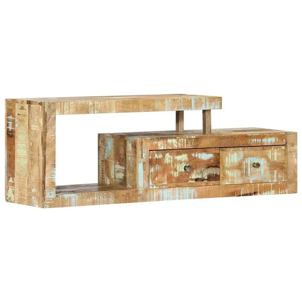 vidaXL TV Stand 47.2"x11.8"x15.7" Solid Wood Reclaimed, Brown colored, 248100