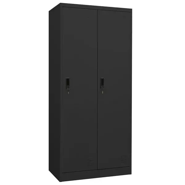 vidaXL Textured Wardrobe Anthracite 31.5"x19.7"x70.9" Steel, 335969