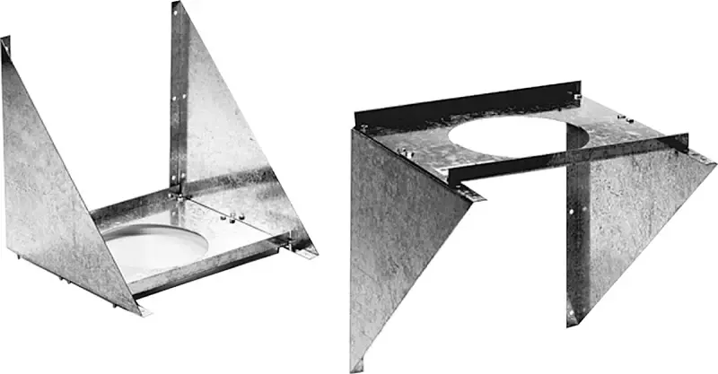AmeriVent 6HS-WS Wall Support Clean-Out