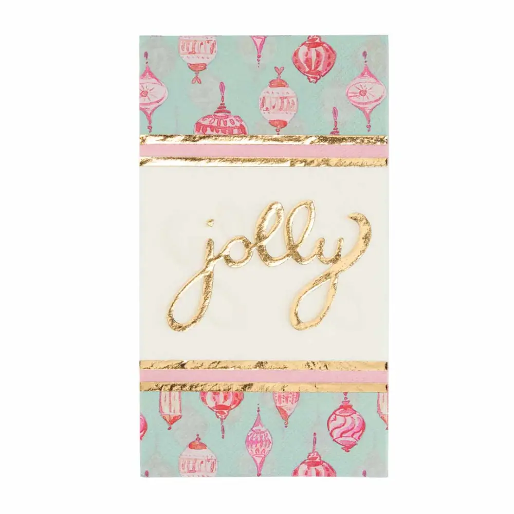 Concentrated Guest Towel Jolly Holiday/20 pkg