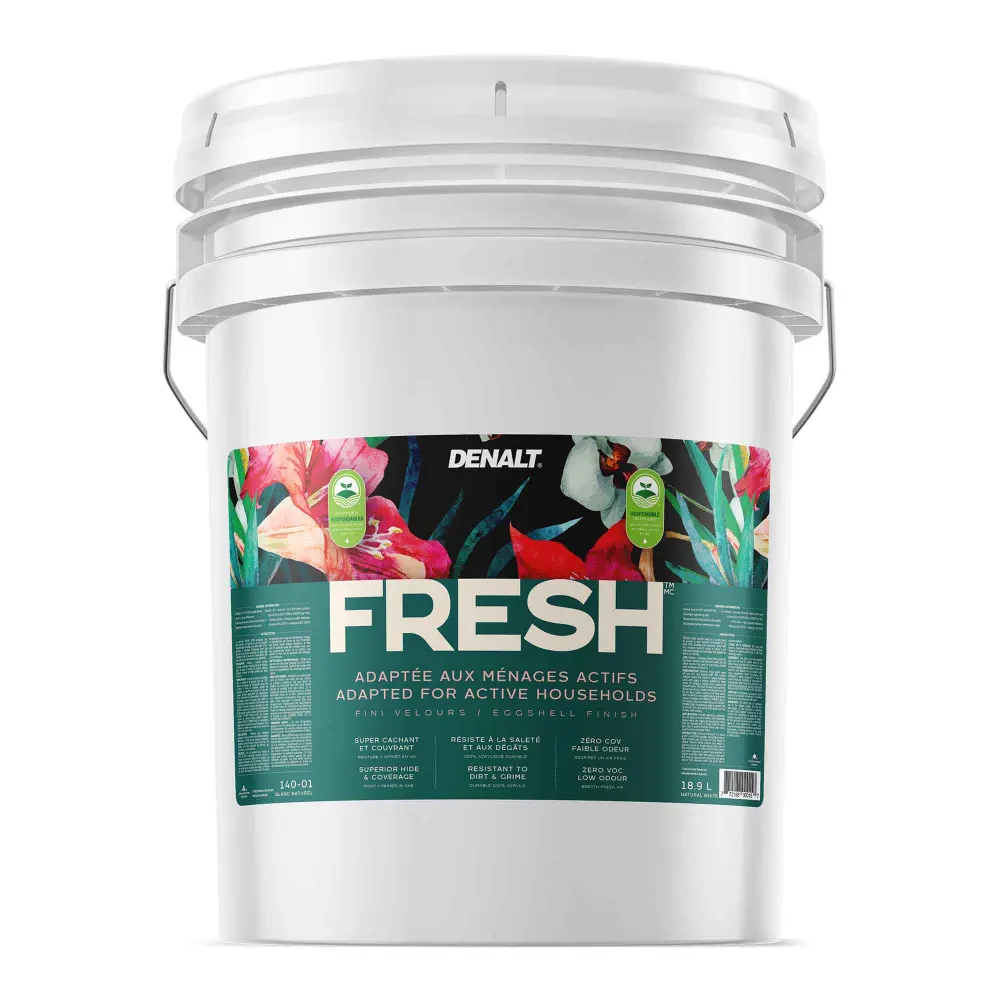 Interior Denalt Crisp Paint Eggshell Natural White, 18.9 L