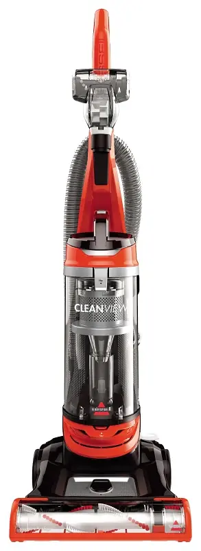Streak-Free Bissell CleanView 1831 Vacuum Cleaner, Multi-Level Filter, 25 ft L Cord, Samba Amber
