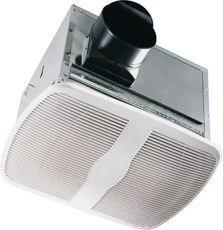 Air King AK80 Exhaust Fan, 9-3/8 L, 10-7/8 W, 0.3 , 120 V, 80 cfm Air, Alloy