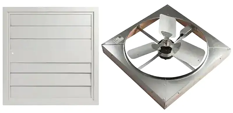 Master Flow WHFS24M Whole House Fan, 4500 cfm Air, Aircraft-grade