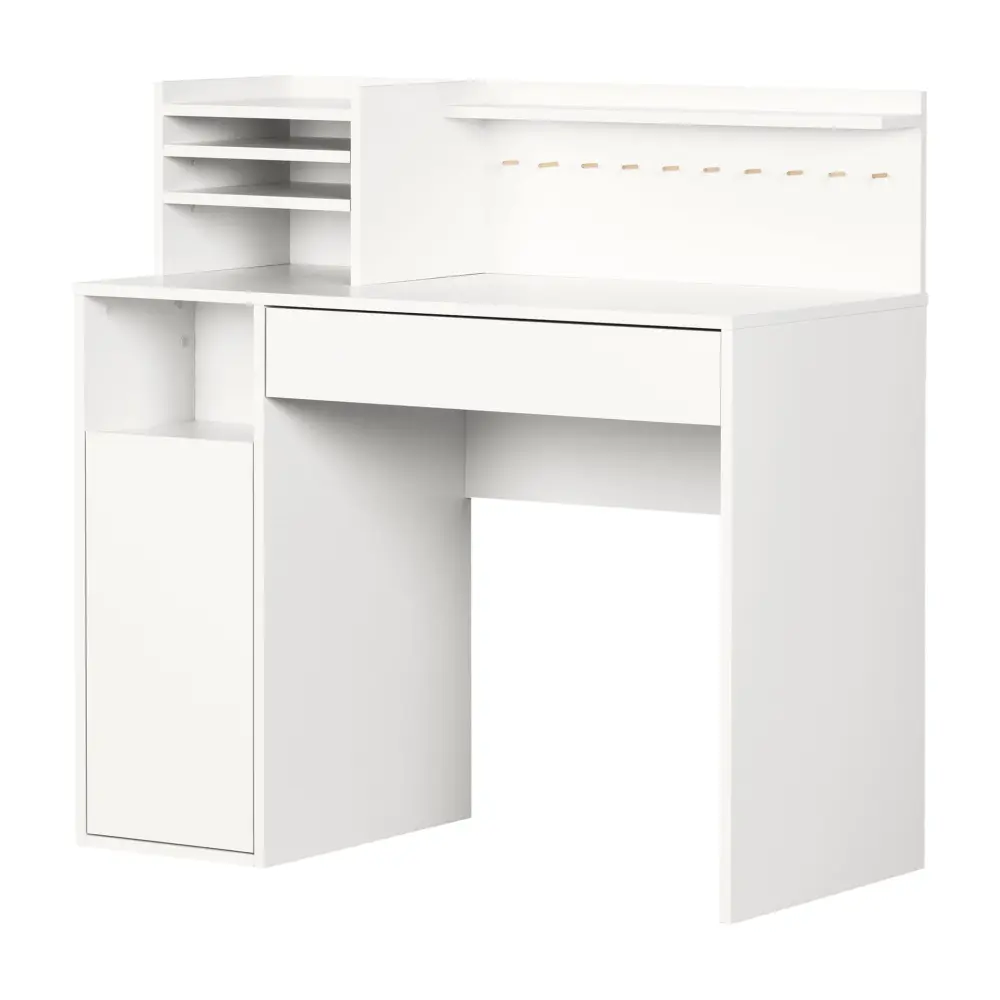 Craft Table Hutch - Crea Pure Snow Keyboard Tray