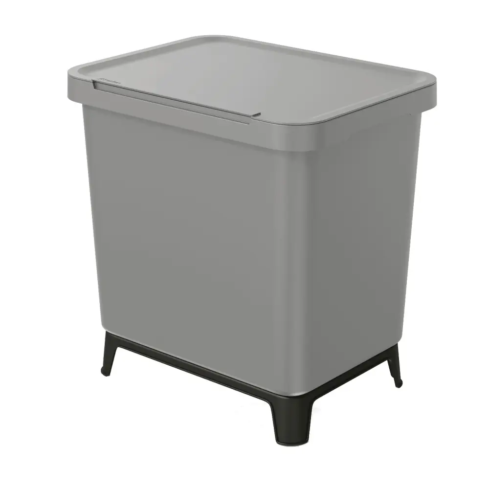 Recycling Trash 2 Inserts 2 x 10L Can Sorting Waste Bin Washable Base Space Saving