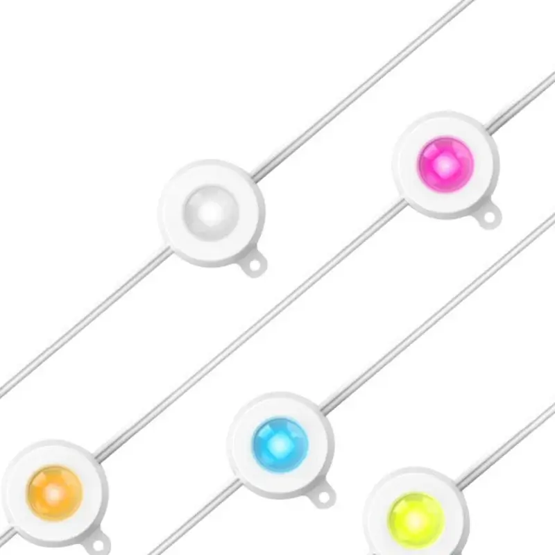 Feit Electric SL50-36/RGB/AG Permanent Airy, String, 120 V, 36 W, 36-Lamp, LED Lamp, Multi-Color Light