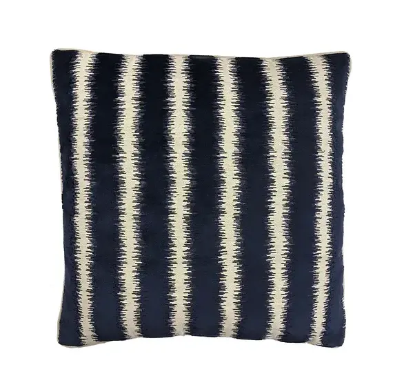 Barwick Indigo Pillow Hidden Zipper | Machine Washable