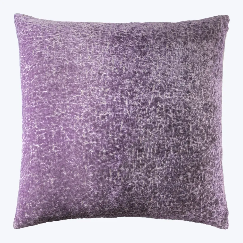 Coral Reef Velvet Pillow, Thistle