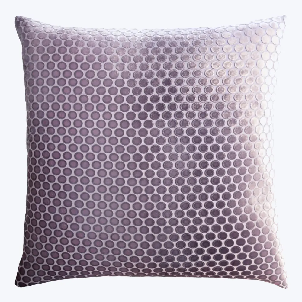 Dots Velvet Pillow, Thistle