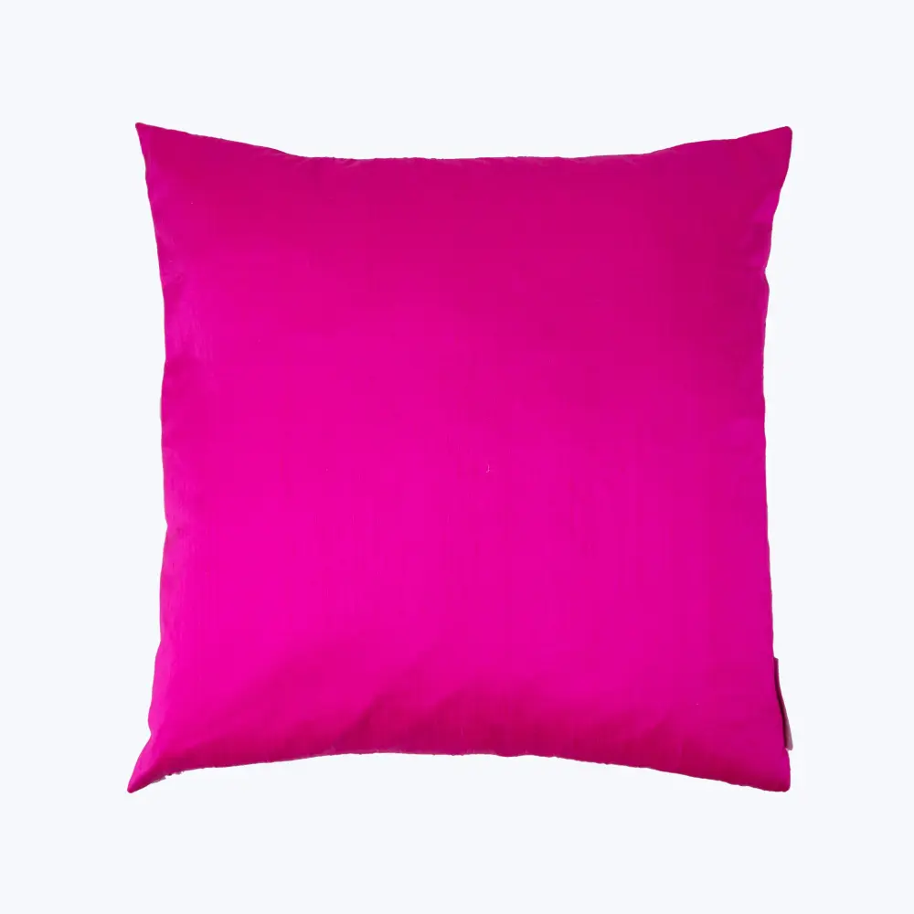 Dupioni Hot Blush Pillow