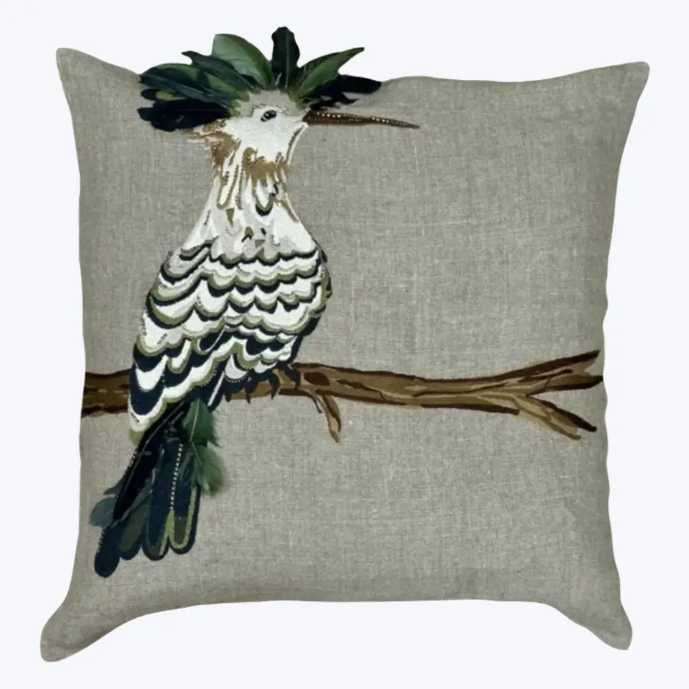 Handcrafted Designer Plume Pillow