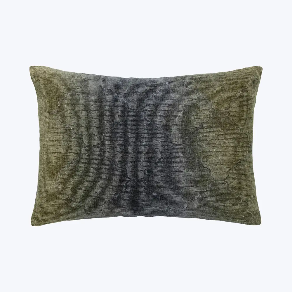 Medallion Woven Jacquard Lumbar Pillow Cactus Wedding Decor