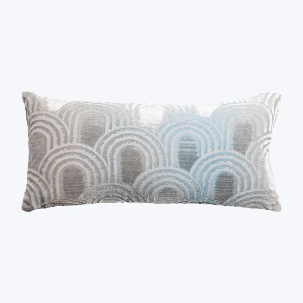 Mini Endless Velour Pillow Robin's Egg, Set 2