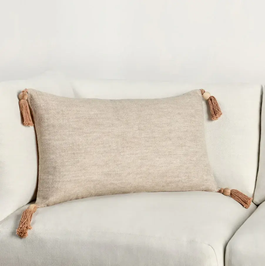 Sherry Solid Organic & Hazel Pillow