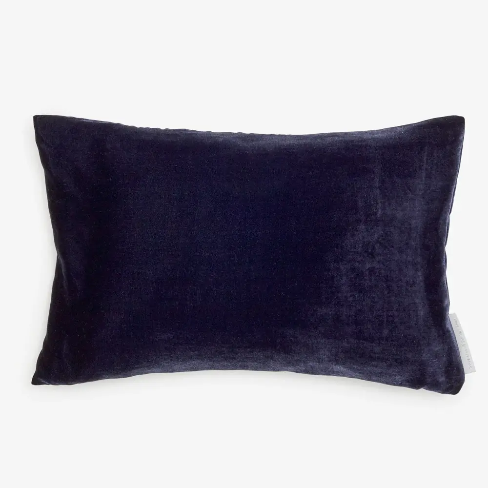 Silk Velvet Lumbar Pillow