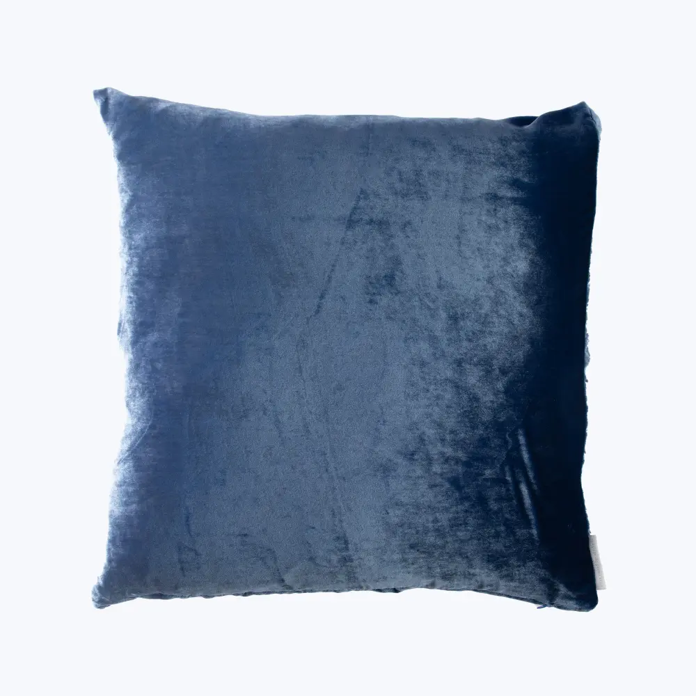 Velvet Pillow, Cobalt