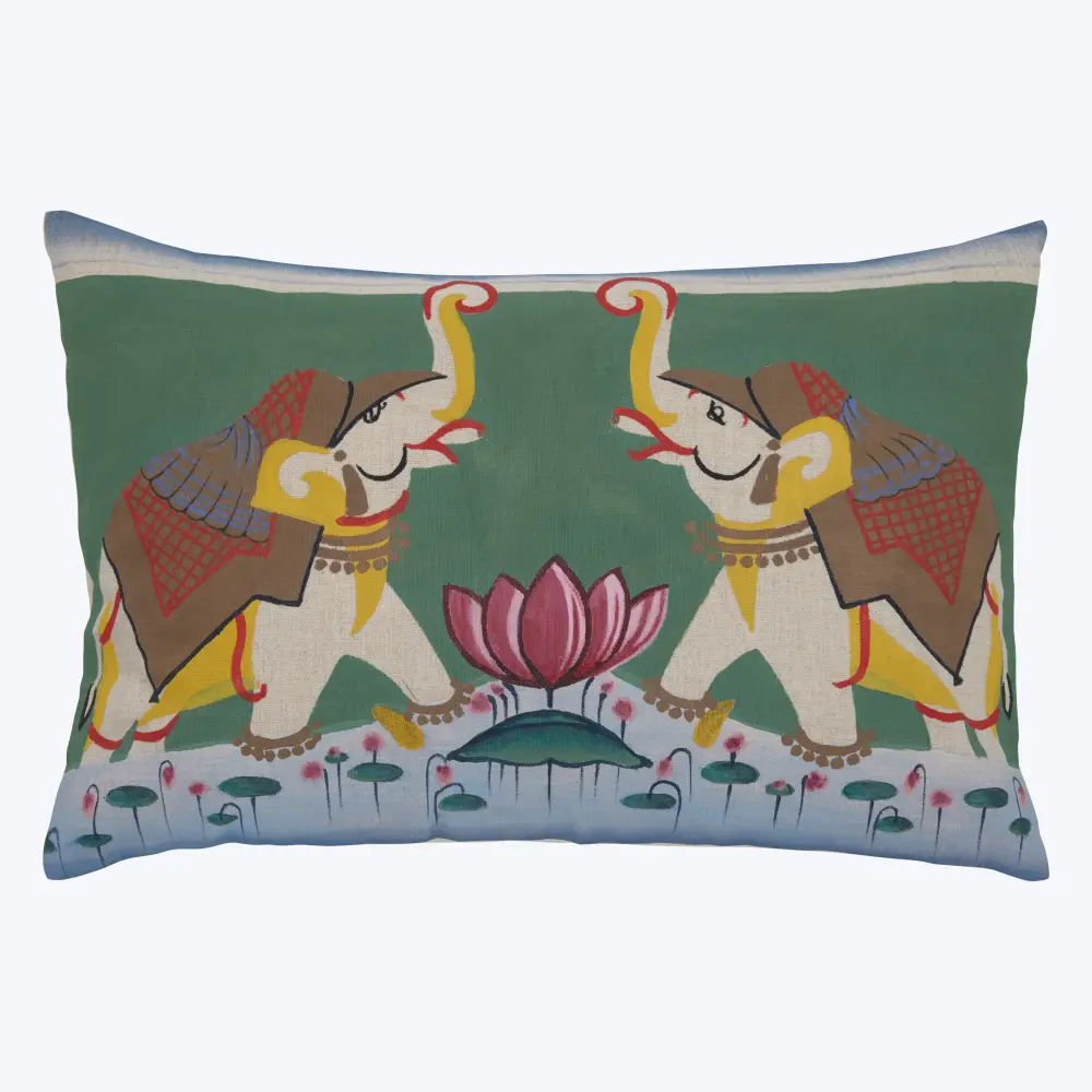 Velvet Shanta Lumbar Pillow