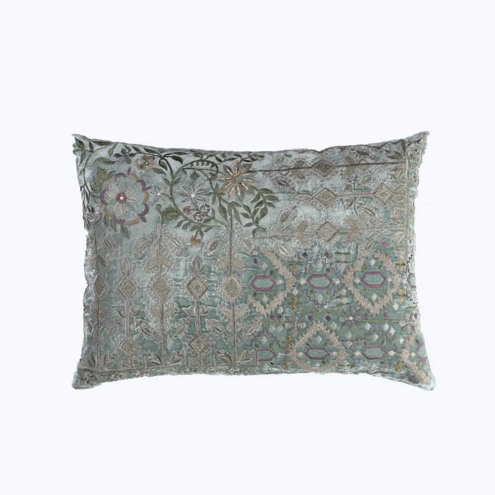 Washable Amelia Pillow, Perfect Cobalt