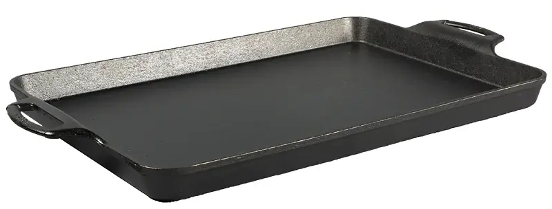 Ceramic Soleplate Lodge BW15BP Baking Pan, 19.06 OAL, Iron, Charcoal