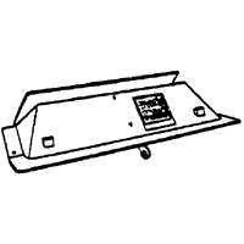 Vestal 36 Fireplace Damper, 36 Throat Front W, 29 Throat Back W, 10 D Throat, Iron