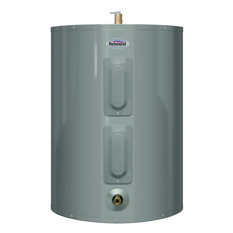 Richmond Essential Series 6ES50-D/B50-2 Electric Water Heater, 240 V, 4500 W, 50 gal Tank, 0.93 Energy Efficiency, Wall