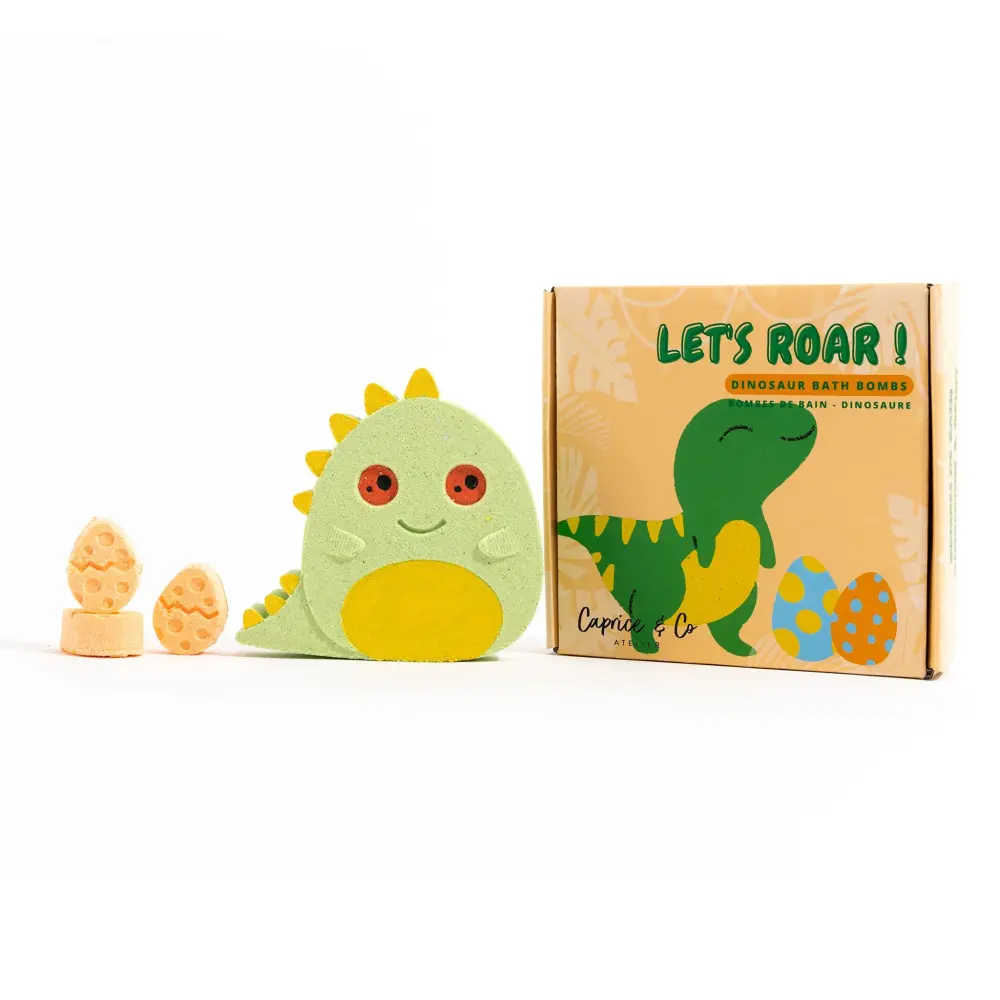 Splash-Proof Bath Bomb Set-Dinosaur