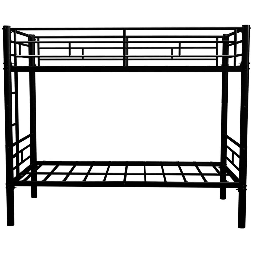 Bunk Bed Kids, Transformable Frame Ladders & Guardrail