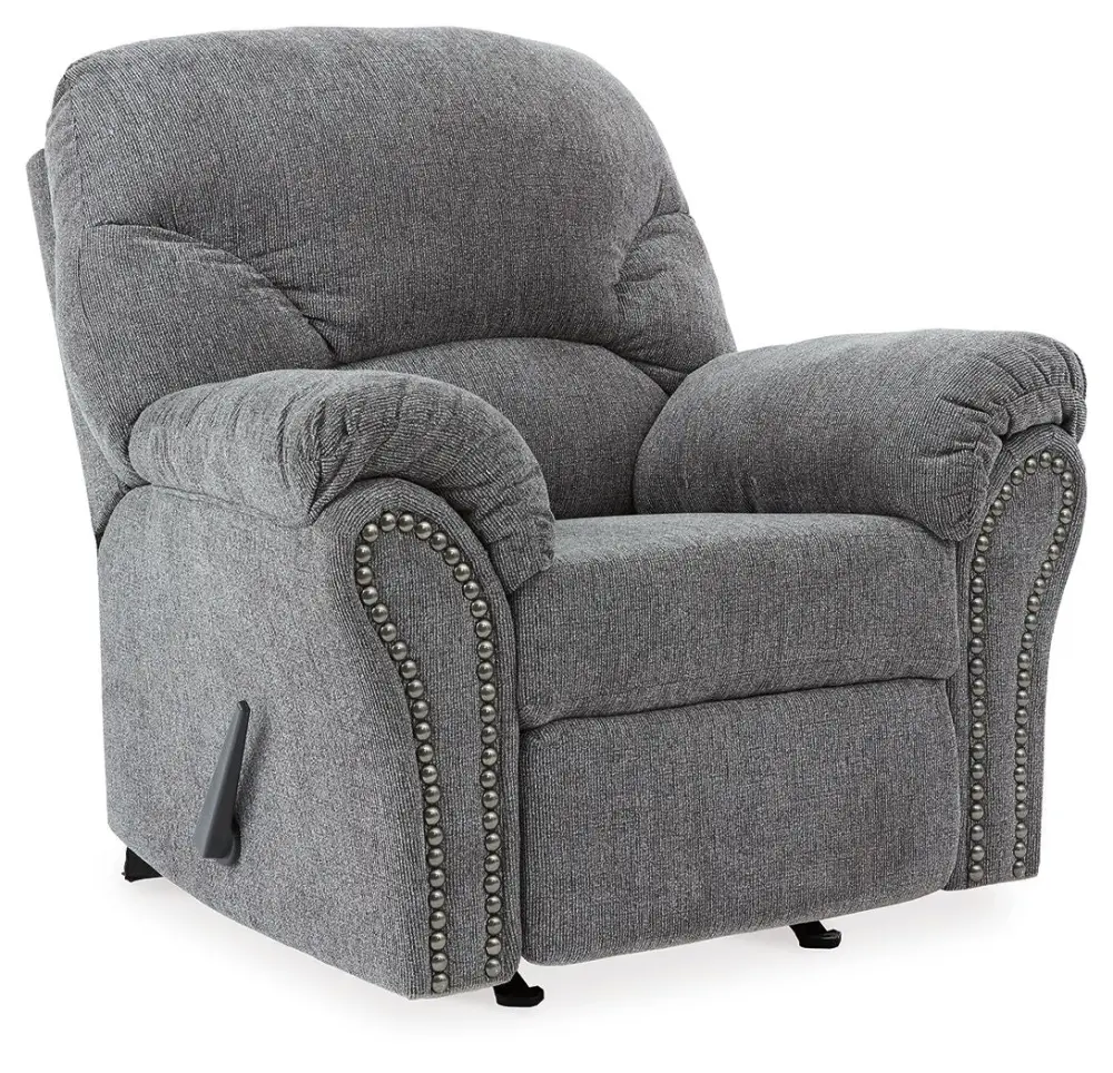 Allmaxx - Rocker Recliner - Pewter