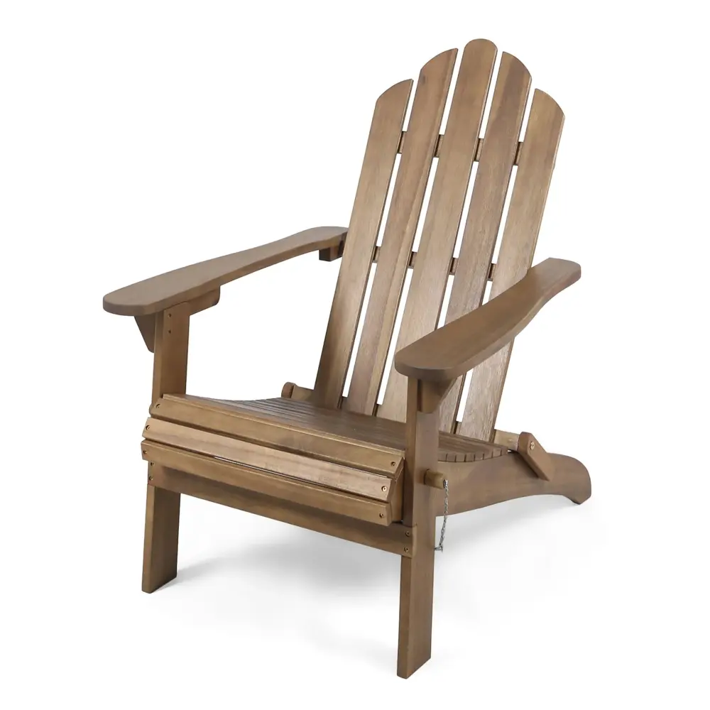 Aurascape - Outdoor Acacia Wood Compact Adirondack Chair
