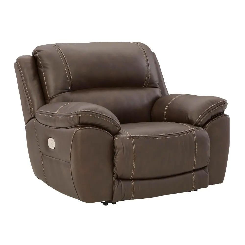 Diamond Modern Furniture Exclusive Design Dunleith Power Leather Match Recliner Wall Recline U7160482