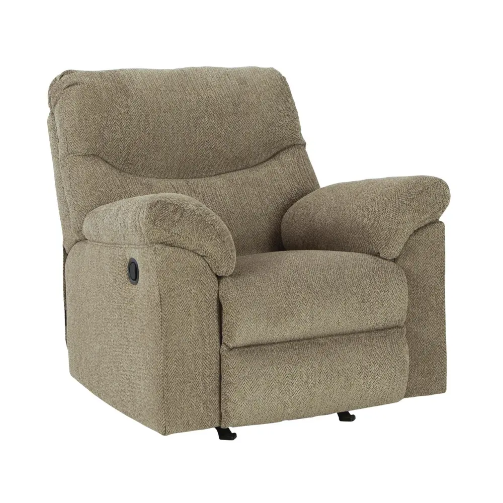 Diamond Modern Furniture Premium Design Alphons Rocker Fabric Recliner 2820225
