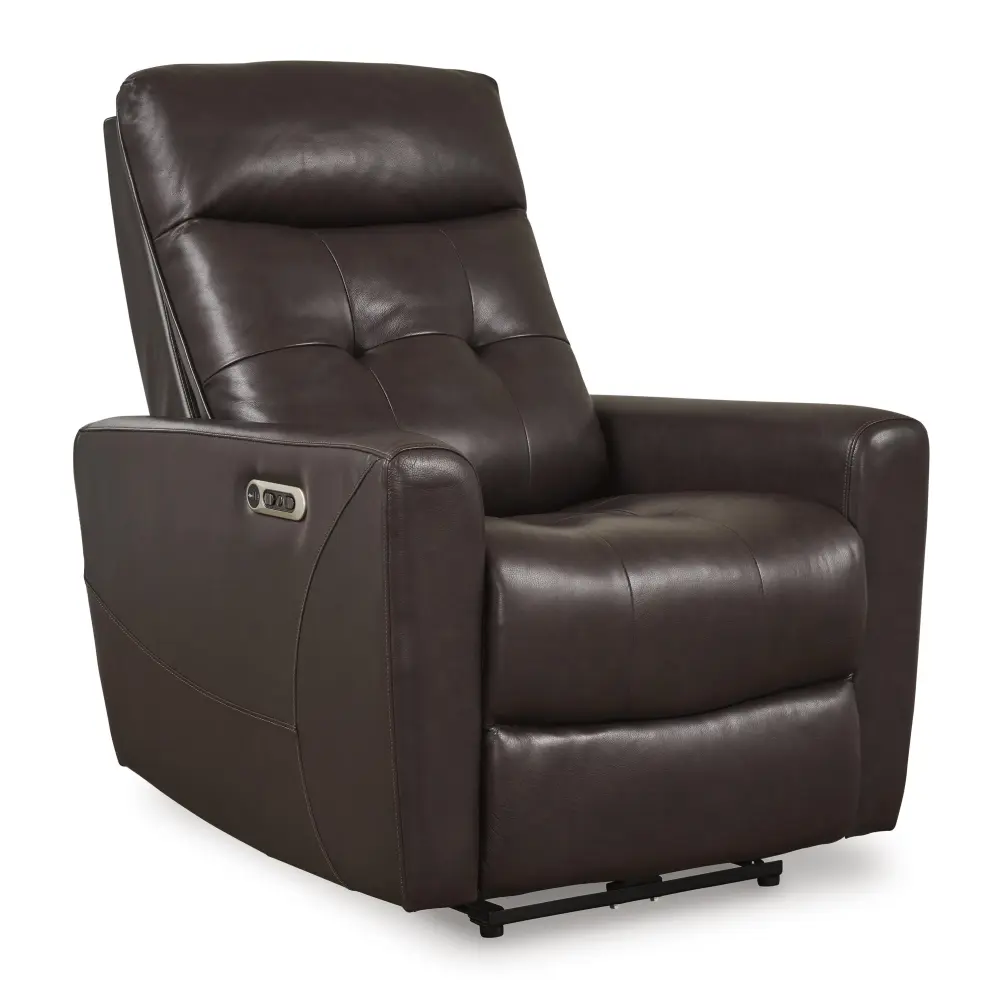 Diamond Modern Furniture Select Design Pisgham Power Leather Match Recliner U1050013