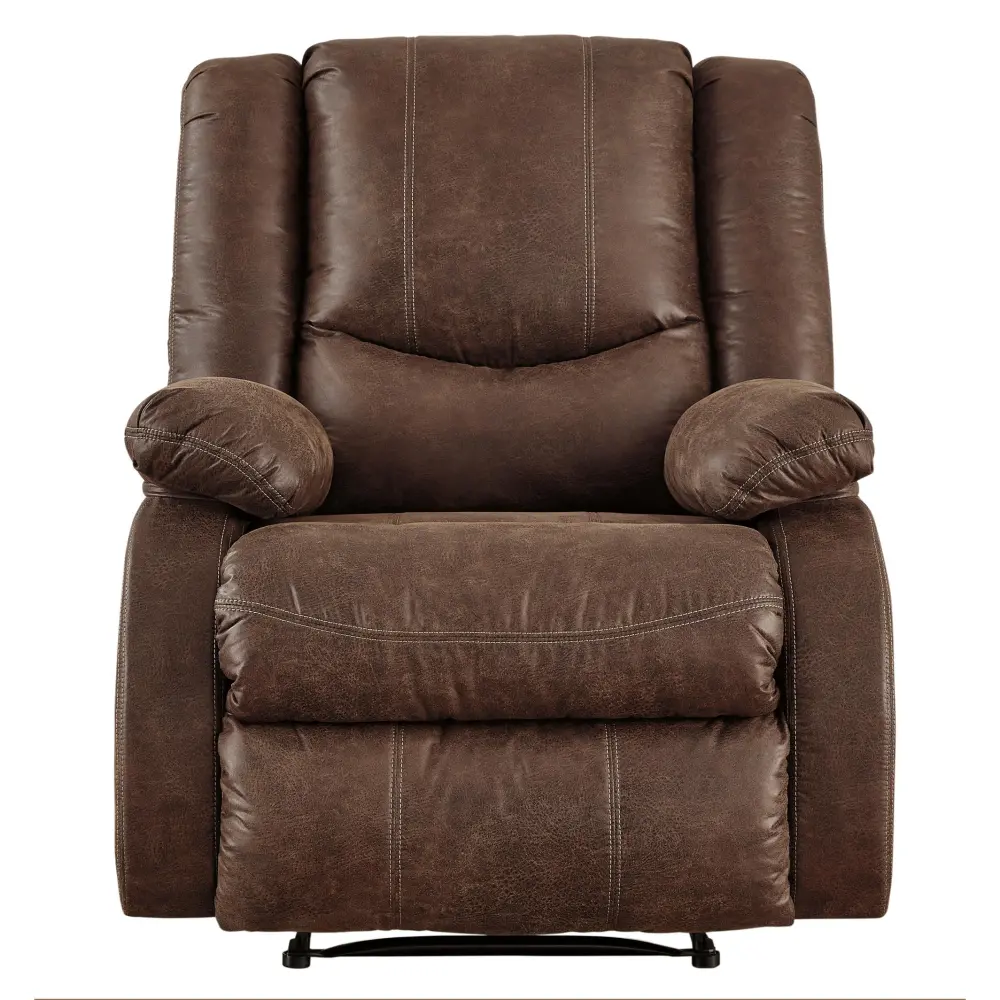 Diamond Sleek Furniture Exclusive Design Bladewood Leather Look Recliner Wall Recline 6030529