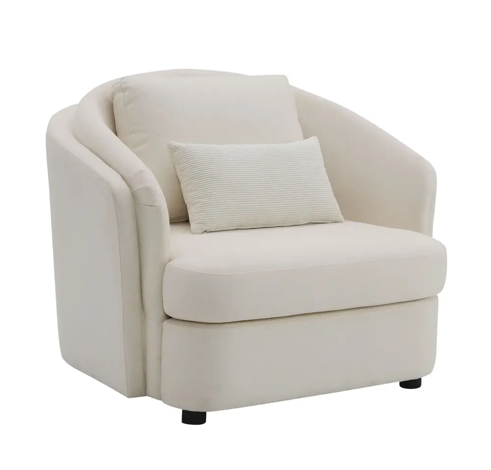 Mariko - Linen Chair 1 Toss Pillow - Beige