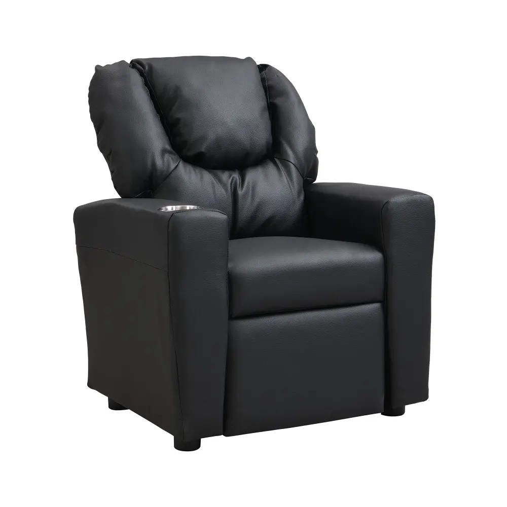 Sally Deluxe Kids Recliner Chair Cup Holder - Midnight