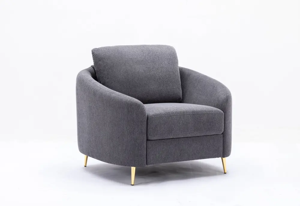 Themed Children's Yuina - Linen Chair - Ash