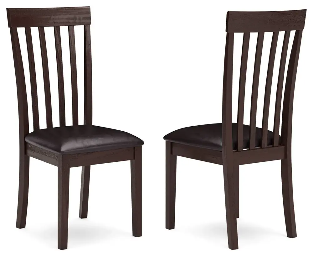 Hammis - Dining UPH Side Chair place 2) - Dark Brown