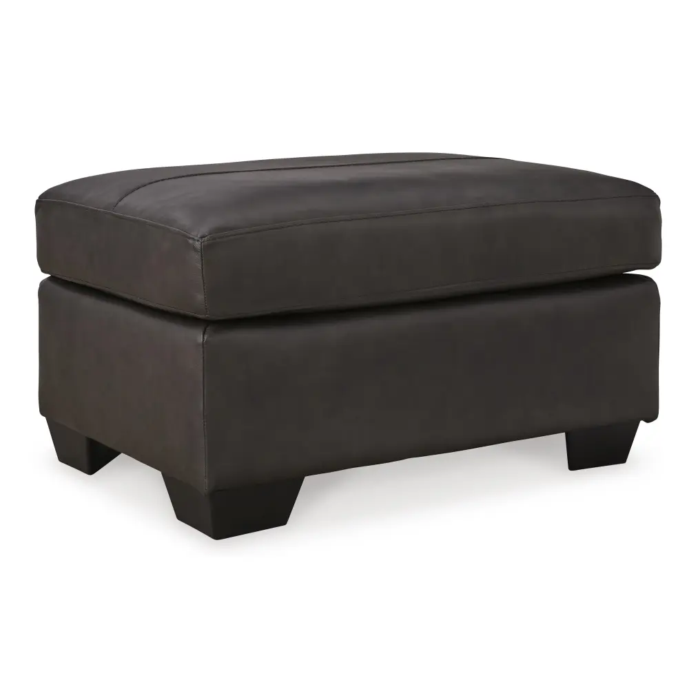 Diamond Contemporary Furniture Exclusive Design Belziani Leather Match Ottoman 5470614