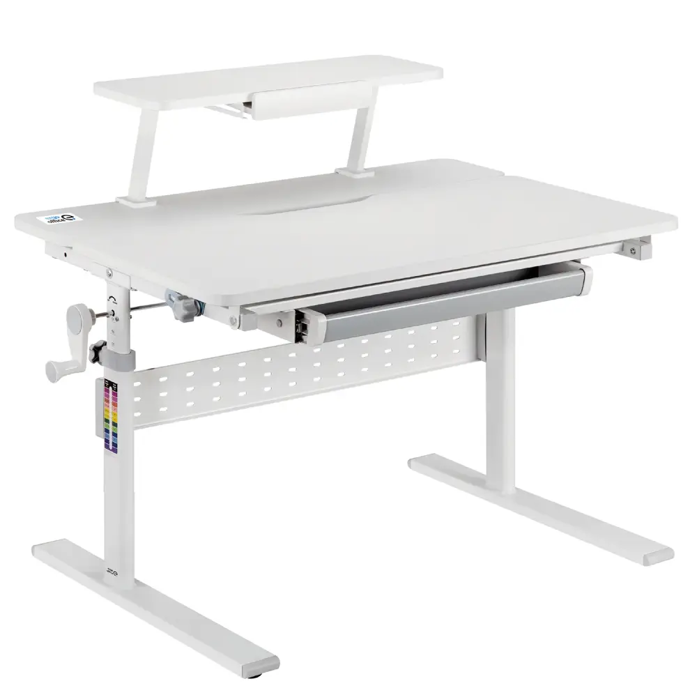 Ergo Office ER-483 Body-friendly Kids Children's Desk Height Adjustment and Tilt Adjustment Shelf Book Holder up to 40 kg ...