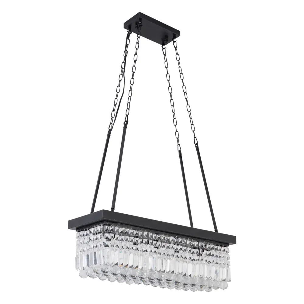 Maxax 5 - Buoyant Kitchen Island Tiered Pendant Crystal Accents #19189