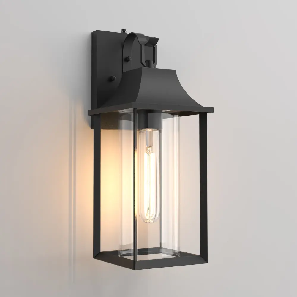 Radiance 1 - Buoyant 18" H Glass Outdoor Wall Lantern Dusk To Dawn #7058