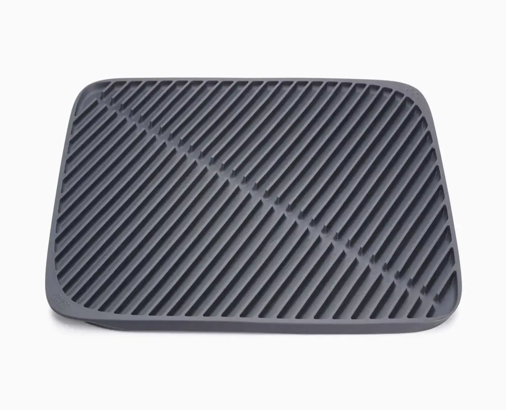 Flume™ Gray Dish Draining Mat