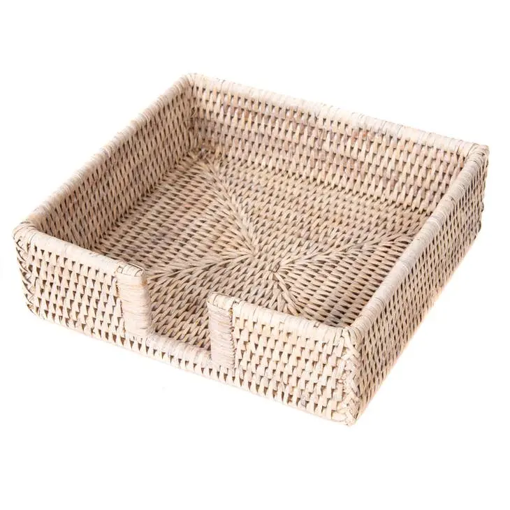 Rattan Luncheon Napkin Holder Cutout