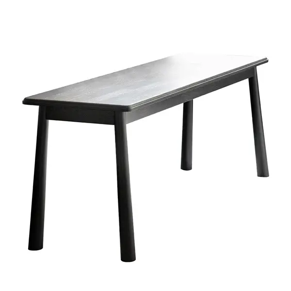 Adjustable Height Wycombe Dining Bench - Jet-black | Outlet