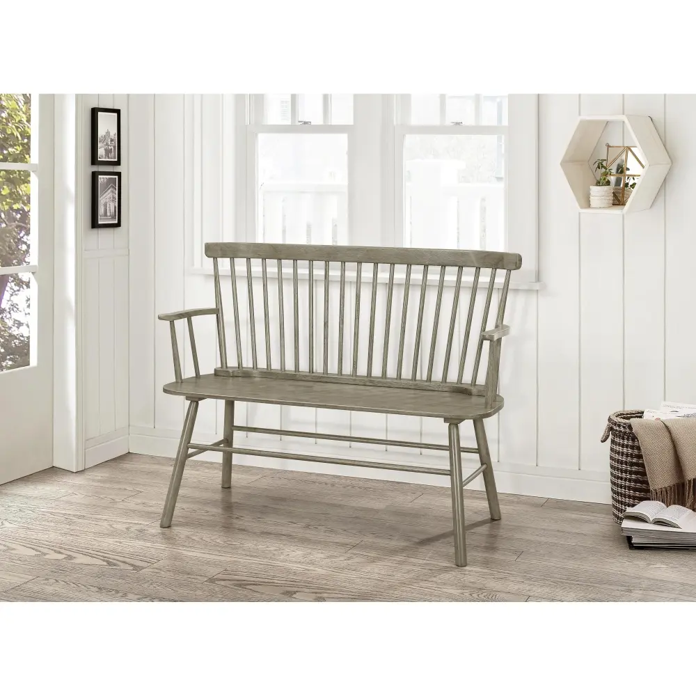 Diamond Modern Furniture CM Home Decor Benches 4185-BENCH-GY