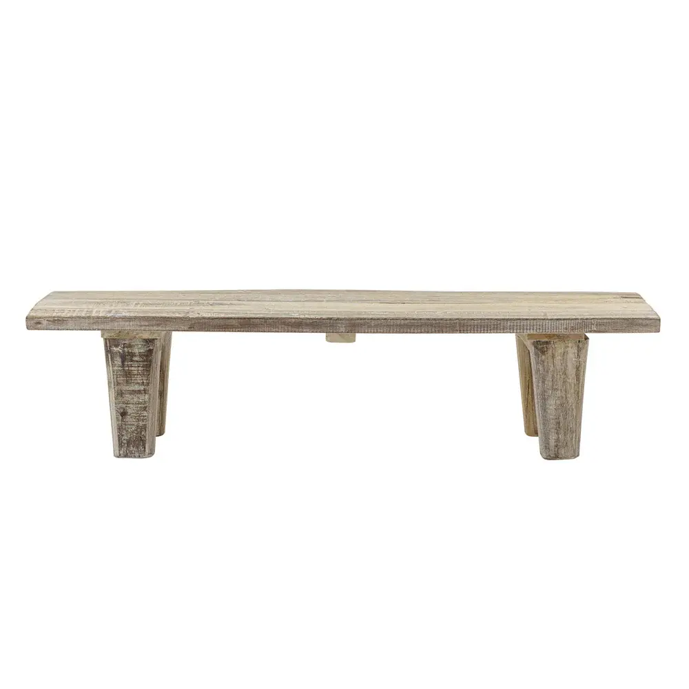 Space-Saving Riber Bench - Pure Reclaimed Wood