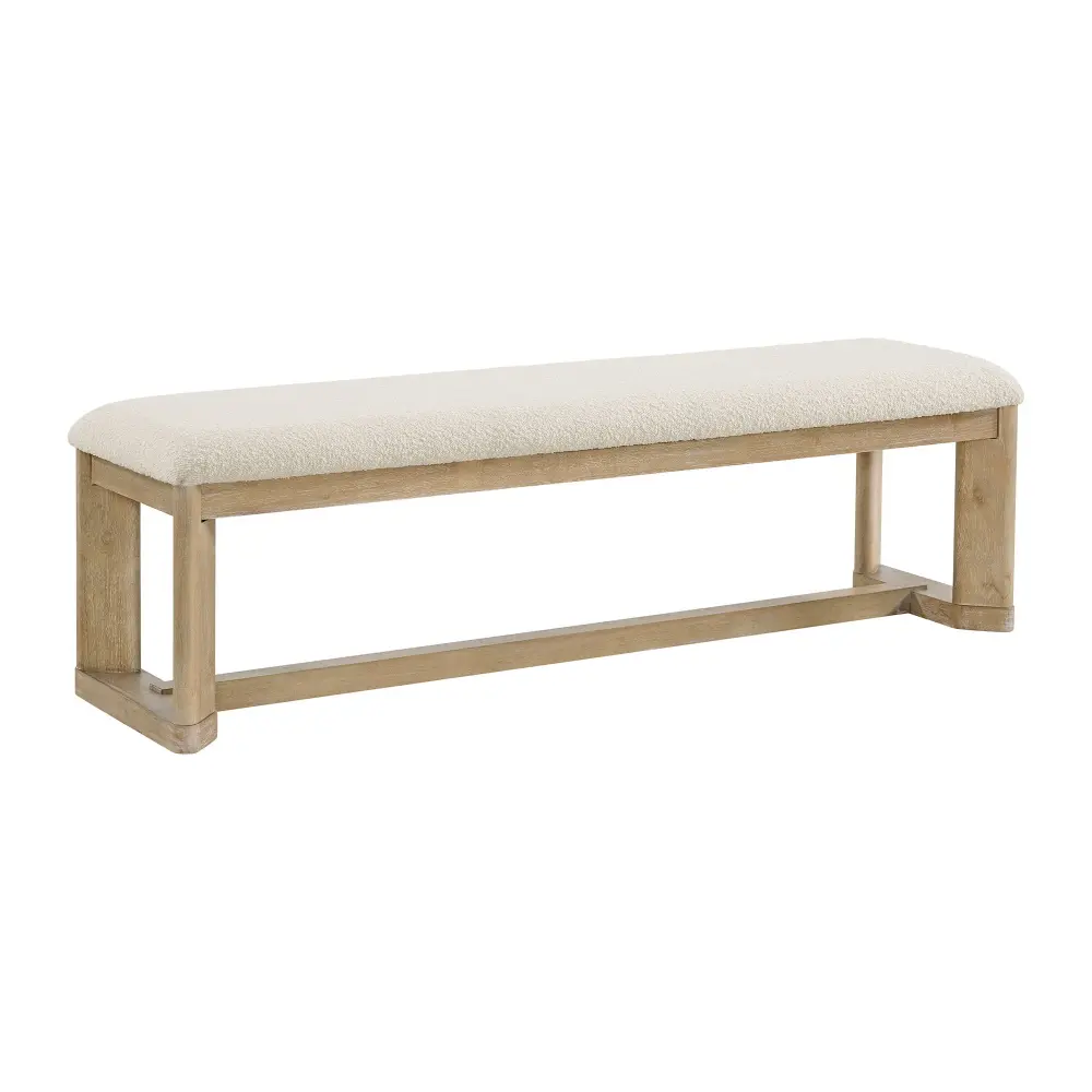 Upholstered Dining Bench - Cocoa
