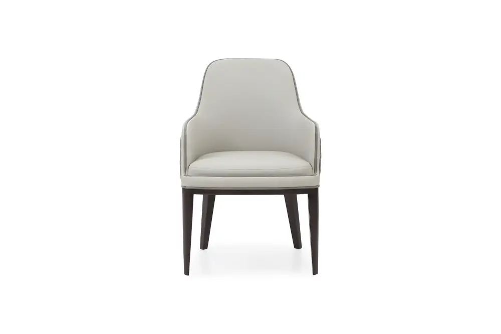 Modrest Maxwell - Glam Sand and Grey Dining Chair