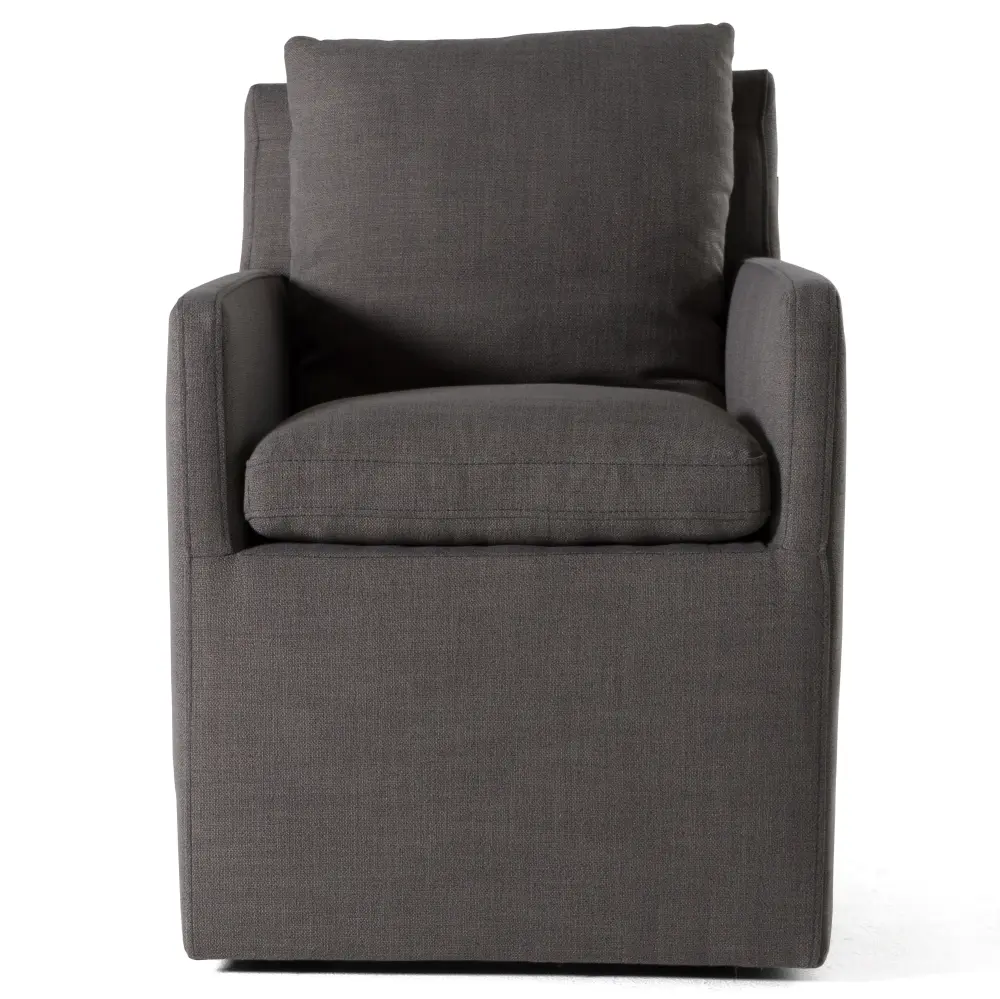 Modrest Newcastle - Sleek Grey Fabric Dining Chair